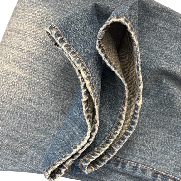 Lucky Brand Straight Leg 165 Relaxed Fit Jeans Medium Blue Fade 5-Pocket 38x31 - Picture 11 of 13